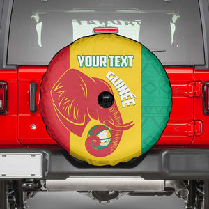 Afro Basketball Custom Guinea Spare Tire Cover Syli Nationale African Pattern - African Pride