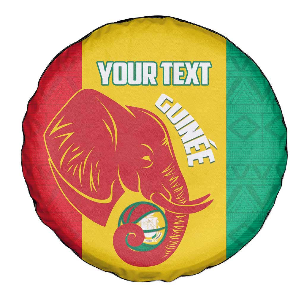 Afro Basketball Custom Guinea Spare Tire Cover Syli Nationale African Pattern - African Pride