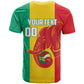 Afro Basketball Custom Guinea T shirt Syli Nationale African Pattern - African Pride