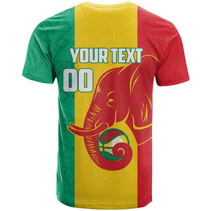 Afro Basketball Custom Guinea T shirt Syli Nationale African Pattern - African Pride