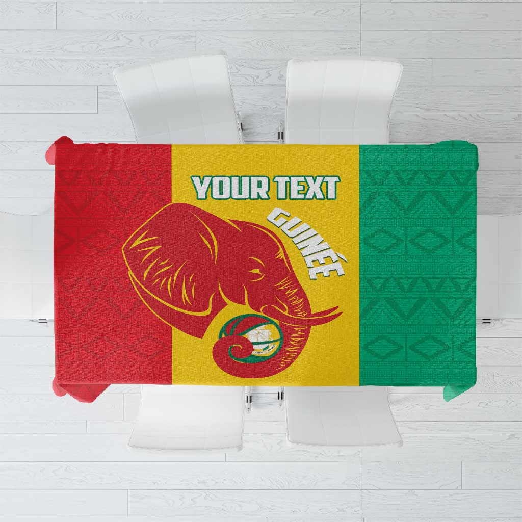 Afro Basketball Custom Guinea Tablecloth Syli Nationale African Pattern - African Pride