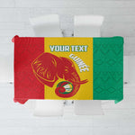 Afro Basketball Custom Guinea Tablecloth Syli Nationale African Pattern - African Pride