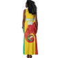 Afro Basketball Custom Guinea Tank Maxi Dress Syli Nationale African Pattern - African Pride