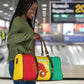 Guinea Basketball Custom Travel Bag Syli Nationale African Pattern