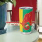 Afro Basketball Custom Guinea Tumbler Cup Syli Nationale African Pattern - African Pride