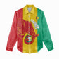 Afro Basketball Custom Guinea Women Casual Shirt Syli Nationale African Pattern - African Pride