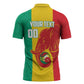 Guinea Basketball Custom Zipper Polo Shirt Syli Nationale African Pattern