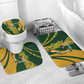 South Africa Australia Rugby Custom Bathroom Set Springboks Wallabies Together