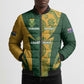 South Africa Australia Rugby Custom Bomber Puffer Jacket Springboks Wallabies Together