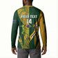 South Africa Australia Rugby Custom Button Sweatshirt Springboks Wallabies Together