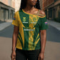 South Africa Australia Rugby Custom Cross Shoulder Shirt Springboks Wallabies Together
