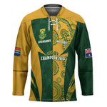 South Africa Australia Rugby Custom Hockey Jersey Springboks Wallabies Together