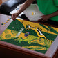 South Africa Australia Rugby Custom Puzzle Springboks Wallabies Together