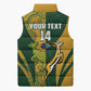 South Africa Australia Rugby Custom Sleeveless Puffer Jacket Springboks Wallabies Together