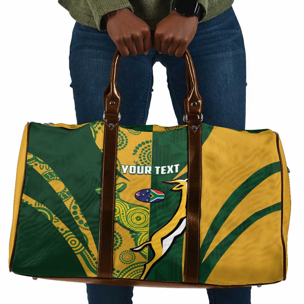 South Africa Australia Rugby Custom Travel Bag Springboks Wallabies ...