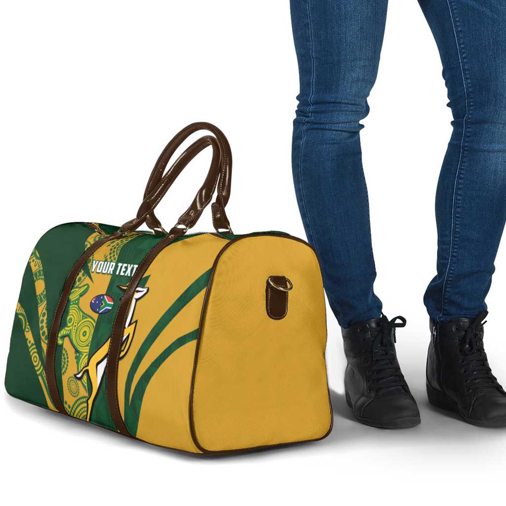 South Africa Australia Rugby Custom Travel Bag Springboks Wallabies Together