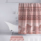 Pastel Pink Samoa Siapo Teuila Flowers Bathroom Set
