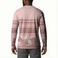 Pastel Pink Samoa Siapo Teuila Flowers Button Sweatshirt