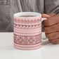 Pastel Pink Samoa Siapo Teuila Flowers Ceramic Mug
