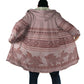 Pastel Pink Samoa Siapo Teuila Flowers Cloak
