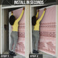 Pastel Pink Samoa Siapo Teuila Flowers Door Cover