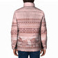 Pastel Pink Samoa Siapo Teuila Flowers Padded Jacket