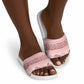 Pastel Pink Samoa Siapo Teuila Flowers Slide Sandals