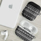 Pano De Terra Motifs Cabo Verde AirPods Case Black Color