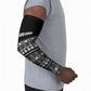 Pano De Terra Motifs Cabo Verde Arm Sleeves Black Color