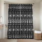 Pano De Terra Motifs Cabo Verde Bathroom Set Black Color