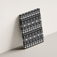 Pano De Terra Motifs Cabo Verde Canvas Wall Art Black Color