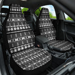 Pano De Terra Motifs Cabo Verde Car Seat Cover Black Color