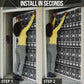 Pano De Terra Motifs Cabo Verde Door Cover Black Color
