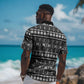 Pano De Terra Motifs Cabo Verde Hawaiian Shirt Black Color