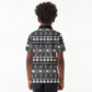 Pano De Terra Motifs Cabo Verde Kid Polo Shirt Black Color