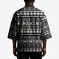 Pano De Terra Motifs Cabo Verde Kimono Black Color