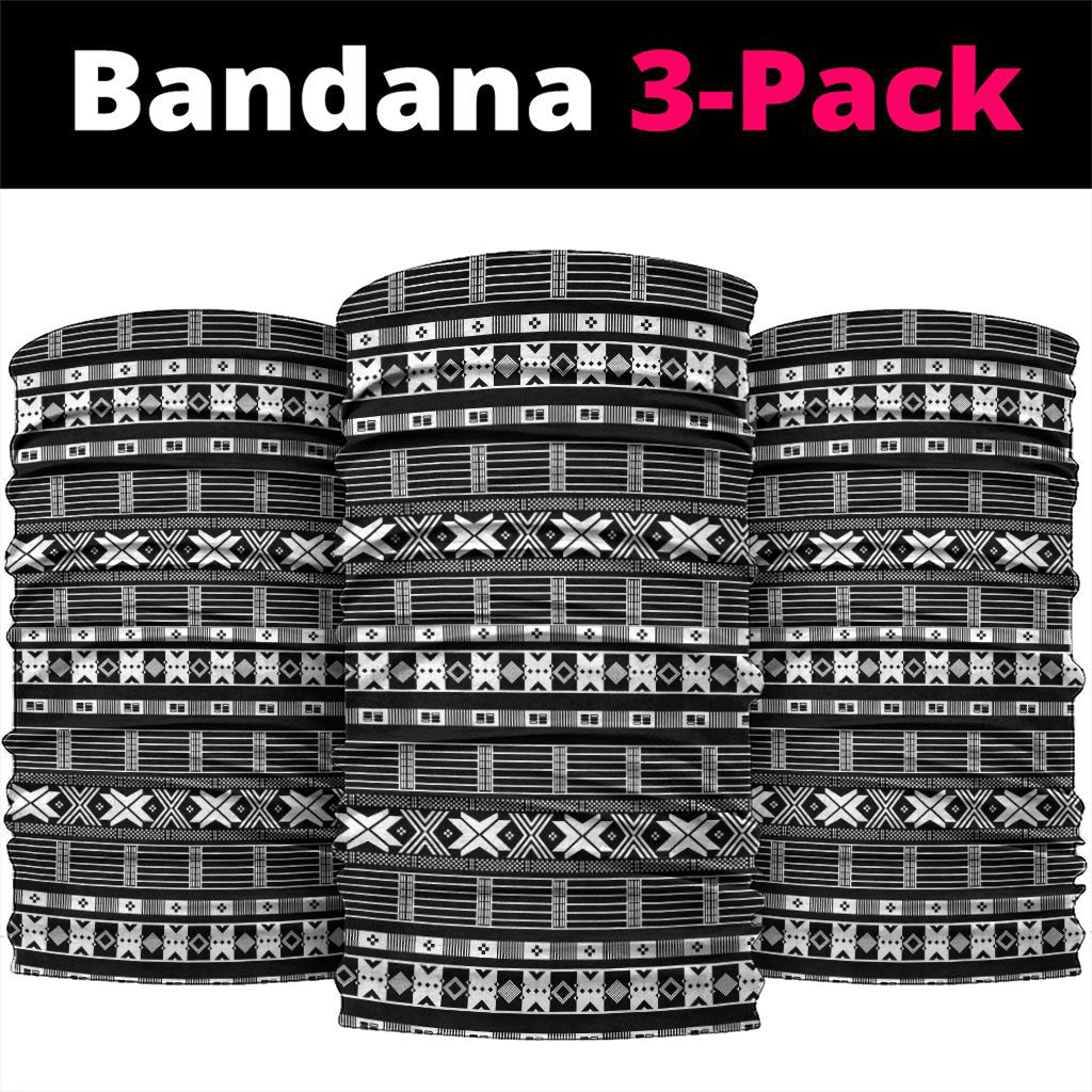 Pano De Terra Motifs Cabo Verde Neck Gaiter Black Color