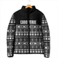 Pano De Terra Motifs Cabo Verde Padded Jacket Black Color