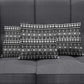 Pano De Terra Motifs Cabo Verde Pillow Cover Black Color