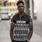 Pano De Terra Motifs Cabo Verde Polo Shirt Black Color
