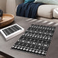 Pano De Terra Motifs Cabo Verde Puzzle Black Color