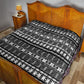 Pano De Terra Motifs Cabo Verde Quilt Black Color