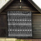 Pano De Terra Motifs Cabo Verde Quilt Black Color