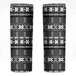 Pano De Terra Motifs Cabo Verde Skinny Tumbler Black Color