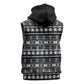 Pano De Terra Motifs Cabo Verde Sleeveless Zip Hoodie Black Color