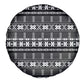 Pano De Terra Motifs Cabo Verde Spare Tire Cover Black Color