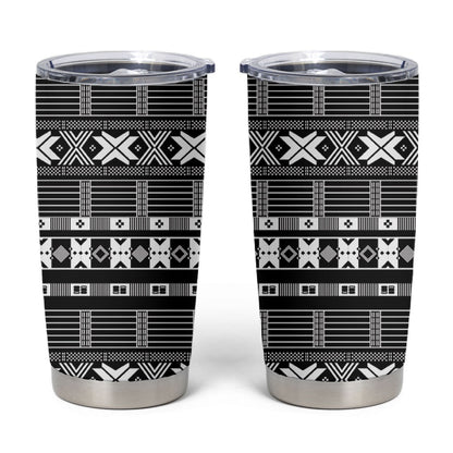 Pano De Terra Motifs Cabo Verde Tumbler Cup Black Color