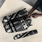 Pano De Terra Motifs Cabo Verde Umbrella Black Color