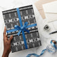 Pano De Terra Motifs Cabo Verde Wrapping Paper Black Color