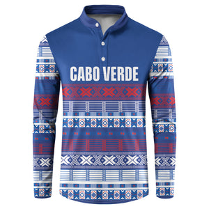 Pano De Terra Motifs Cabo Verde Button Sweatshirt Flag Color